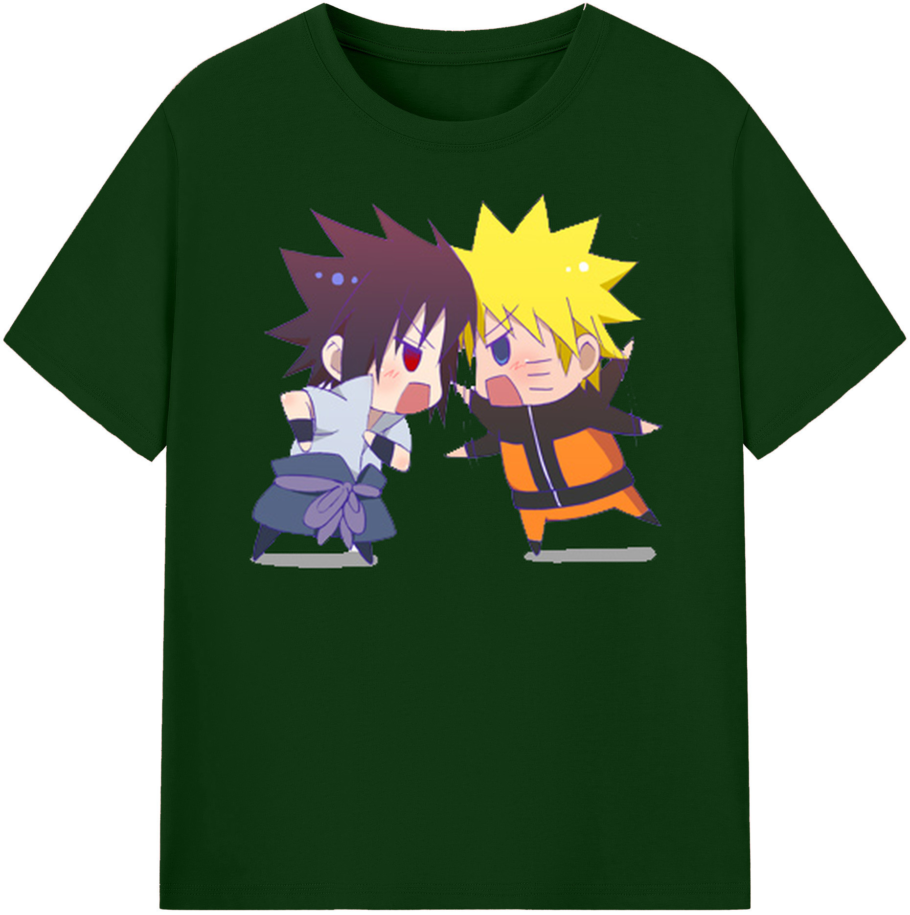 （画像用） NARUTO -ナルト- うずまき ナルト Uzumaki Naruto 綿100％半袖Tシャツ（フロントプリント）